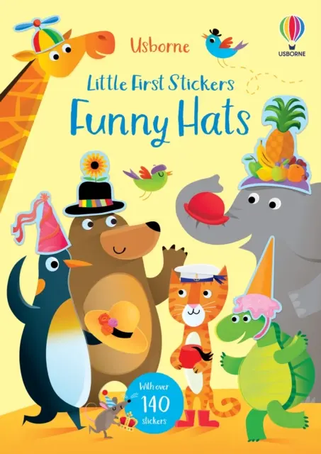 Malé prvé samolepky Zábavné klobúky - Little First Stickers Funny Hats