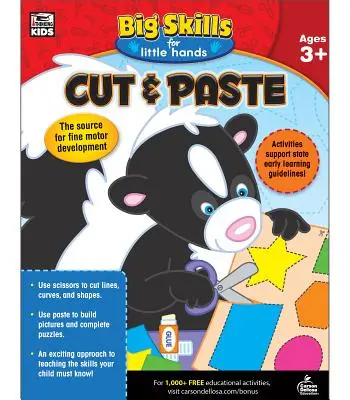 Vystrihni a nalep, 3 - 5 rokov - Cut & Paste, Ages 3 - 5
