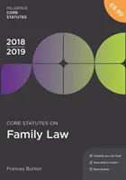 Základné zákony o rodinnom práve 2018-19 - Core Statutes on Family Law 2018-19