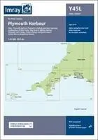 Imray Chart Y45 Plymouth Harbour Laminated - Laminovaná mapa Y45 Plymouth Harbour (malý formát) - Imray Chart Y45 Plymouth Harbour Laminated - Laminated Y45 Plymouth Harbour (Small Format)