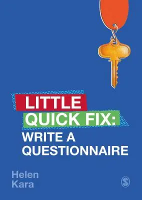 Napíšte dotazník: Malá rýchla oprava - Write a Questionnaire: Little Quick Fix