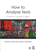 Ako analyzovať texty: Súbor nástrojov pre študentov angličtiny - How to Analyse Texts: A Toolkit for Students of English