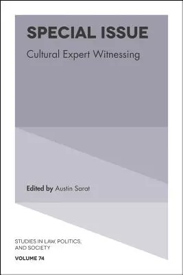 Osobitné vydanie: Kultúrne znalectvo - Special Issue: Cultural Expert Witnessing