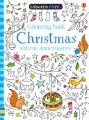 Omaľovánka Vianoce s prenosmi na stieracie strojčeky - Colouring Book Christmas with rub-down transfers