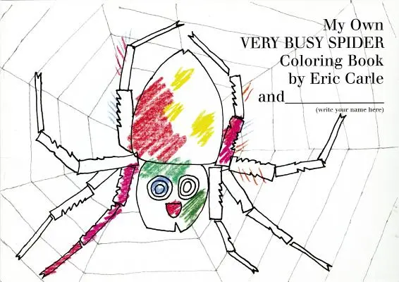 Môj vlastný veľmi zaneprázdnený pavúk Omaľovánka - My Own Very Busy Spider Coloring Book