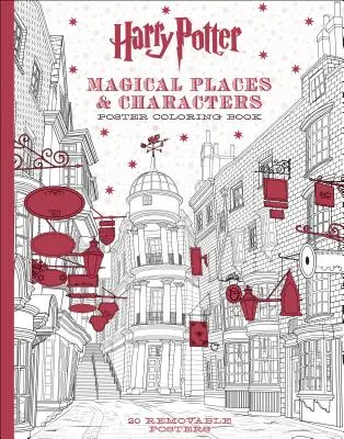 Harry Potter: Magické miesta a postavy Plagátová kniha na vyfarbovanie - Harry Potter Magical Places & Characters Poster Coloring Book