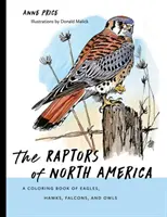 Dravce Severnej Ameriky: Omaľovánky orlov, jastrabov, sokolov a sov - The Raptors of North America: A Coloring Book of Eagles, Hawks, Falcons, and Owls