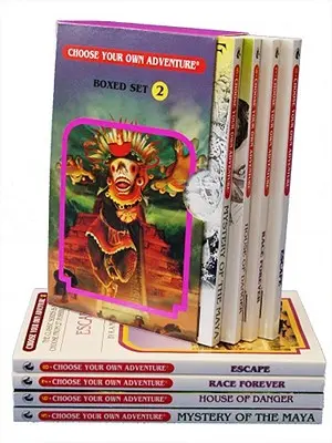 Vyberte si svoje vlastné dobrodružstvo, 2. diel: Záhada Maya/Dom nebezpečenstva/Večný závod/Útek - Choose Your Own Adventure, Volume 2: Mystery of the Maya/House of Danger/Race Forever/Escape