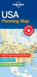 Lonely Planet USA Plánovacia mapa 1 - Lonely Planet USA Planning Map 1