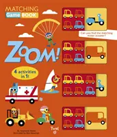 Zoom! Kniha s hrou na priraďovanie: 4 aktivity v 1! - Zoom! Matching Game Book: 4 Activities in 1!