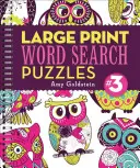 Veľké tlačené slovné hádanky 3, 3 - Large Print Word Search Puzzles 3, 3