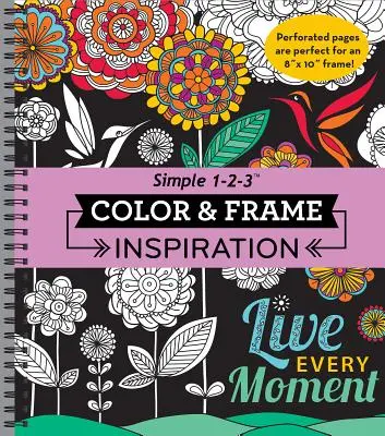 Vyfarbi a zarámuj - Inšpirácia (omaľovánka pre dospelých) - Color & Frame - Inspiration (Adult Coloring Book)