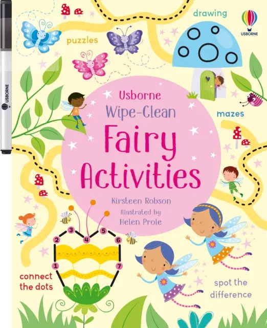 Stieracie aktivity s vílami - Wipe-Clean Fairy Activities