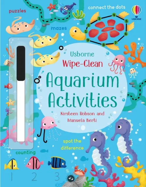 Aktivity v akváriu na stieranie - Wipe-Clean Aquarium Activities