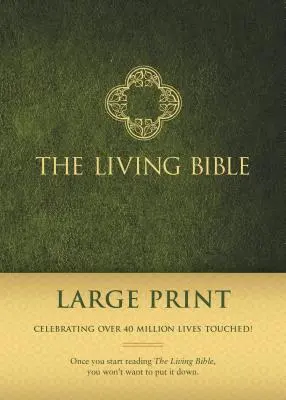 Živá Biblia parafrázovaná-LIV-Veľká tlač - Living Bible Paraphrased-LIV-Large Print