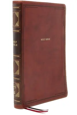 Nkjv, Thinline Reference Bible, Leathersoft, Brown, Red Letter Edition, Comfort Print: Svätá Biblia, Nová verzia kráľa Jakuba - Nkjv, Thinline Reference Bible, Leathersoft, Brown, Red Letter Edition, Comfort Print: Holy Bible, New King James Version