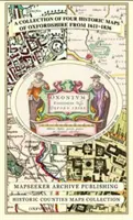 Zbierka štyroch historických máp Oxfordshire z rokov 1611-1836 - Collection of Four Historic Maps of Oxfordshire from 1611-1836