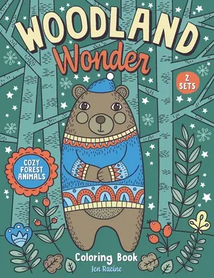 Lesný zázrak: Útulné lesné zvieratá Omaľovánky - Woodland Wonder: Cozy Forest Animals Coloring Book