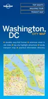 Lonely Planet Washington DC Mapa mesta 1 - Lonely Planet Washington DC City Map 1