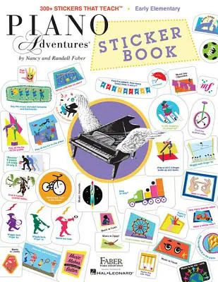 Klavírne dobrodružstvá Kniha samolepiek - Piano Adventures Sticker Book