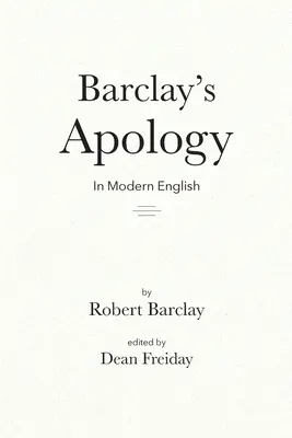 Barclayho apológia v modernej angličtine - Barclay's Apology in Modern English