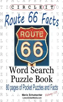 Zakrúžkujte, fakty o americkej ceste 66, hľadanie slov, puzzle - Circle It, U.S. Route 66 Facts, Word Search, Puzzle Book