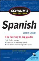 Schaumova ľahká osnova španielčiny, druhé vydanie - Schaum's Easy Outline of Spanish, Second Edition