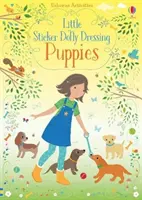 Malá samolepka Dolly obliekajúca šteniatka - Little Sticker Dolly Dressing Puppies