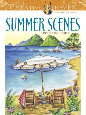 Creative Haven Letné scenérie Omaľovánky - Creative Haven Summer Scenes Coloring Book