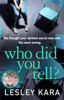 Komu ste to povedali? - Od autora bestselleru The Rumour - Who Did You Tell? - From the bestselling author of The Rumour