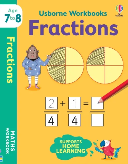 Usborne pracovné zošity Zlomky 7-8 - Usborne Workbooks Fractions 7-8