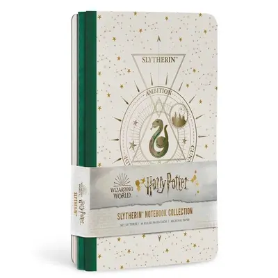 Harry Potter: Súhvezdie Zmijozelu (sada 3 kusov) - Harry Potter: Slytherin Constellation Sewn Notebook Collection (Set of 3)