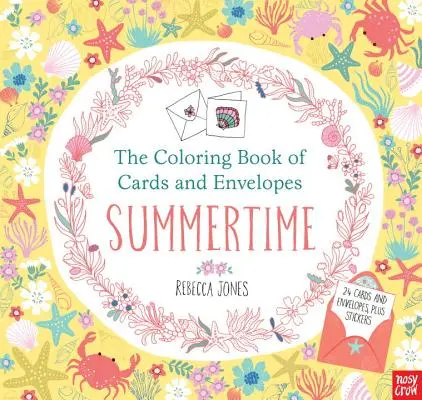 Maľovanka kariet a obálok: Leto - The Coloring Book of Cards and Envelopes: Summertime