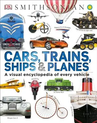 Autá, vlaky, lode a lietadlá: Vizuálna encyklopédia všetkých dopravných prostriedkov - Cars, Trains, Ships, and Planes: A Visual Encyclopedia of Every Vehicle