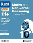 Bond 11+: Matematika a neverbálne uvažovanie: CEM 10 Minute Tests - 8-9 rokov - Bond 11+: Maths & Non-verbal Reasoning: CEM 10 Minute Tests - 8-9 years