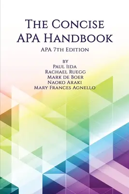 Stručná príručka APA APA 7. vydanie - The Concise APA Handbook APA 7th Edition