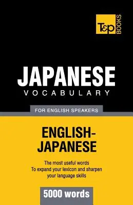 Japonský slovník pre anglicky hovoriacich - 5000 slov - Japanese vocabulary for English speakers - 5000 words