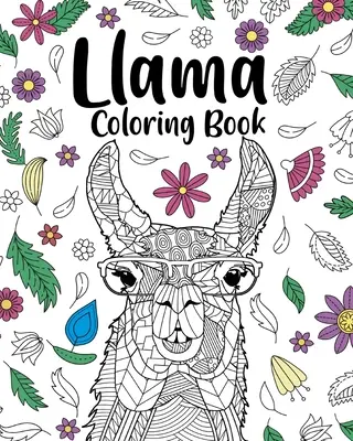 Omaľovánka lamy - Llama Coloring Book