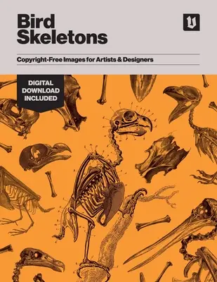 Kostry vtákov: Obrázky pre umelcov a dizajnérov bez autorských práv - Bird Skeletons: Copyright-Free Images for Artists & Designers