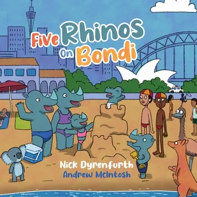 Päť nosorožcov na Bondi - Five Rhinos on Bondi