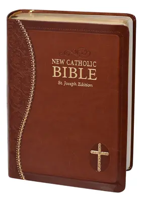 Nová katolícka Biblia Med. Print Dura Lux (Brown) - New Catholic Bible Med. Print Dura Lux (Brown)