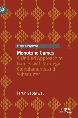 Monotónne hry: Jednotný prístup k hrám so strategickými doplnkami a substitútmi - Monotone Games: A Unified Approach to Games with Strategic Complements and Substitutes