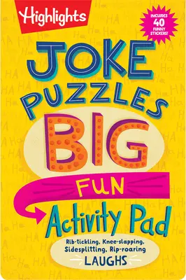 Vtipné hádanky Veľká zábavná podložka na aktivity - Joke Puzzles Big Fun Activity Pad