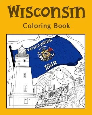 Omaľovánky Wisconsin - Wisconsin Coloring Book