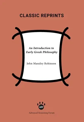 Úvod do ranej gréckej filozofie - An Introduction to Early Greek Philosophy