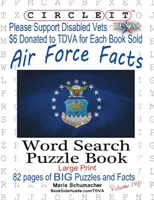 Zakrúžkujte to, Fakty o letectve, Hľadanie slov, Puzzle Book - Circle It, Air Force Facts, Word Search, Puzzle Book