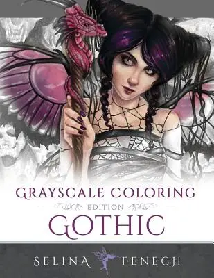 Gothic - Omaľovánky v odtieňoch šedej - Gothic - Grayscale Edition Coloring Book