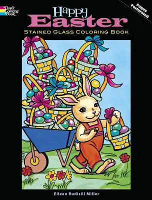 Veselé veľkonočné vitráže - Happy Easter Stained Glass Coloring Book