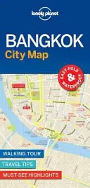 Lonely Planet Bangkok Mapa mesta 1 - Lonely Planet Bangkok City Map 1