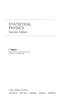 Štatistická fyzika - Statistical Physics